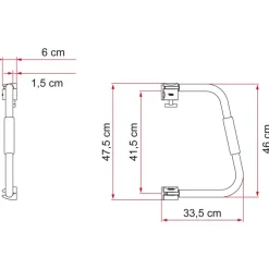 Fiamma Security veiligheidsbeugel 46 cm