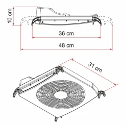 Fiamma Turbo Kit dakluik ventilator