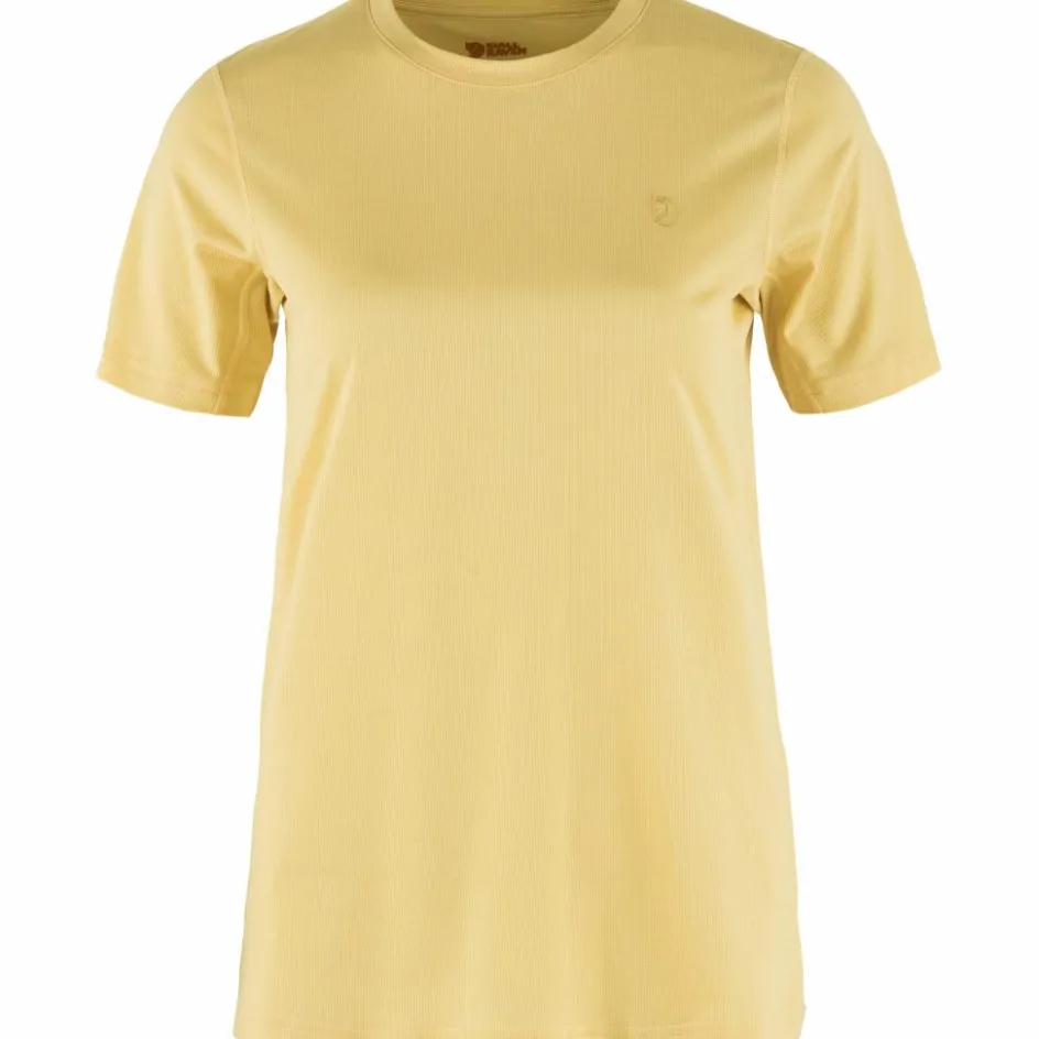 Sale Fjällräven Abisko Day Hike SS shirt dames mais yellow