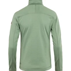 Fjällräven Abisko Lite Fleece Half Zip shirt dames misty green