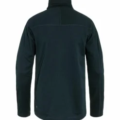 Fjällräven Abisko Lite Fleece Half Zip shirt heren dark navy