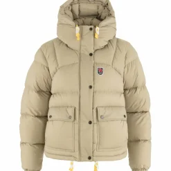 Clearance Fjällräven Expedition Down Cropped outdoor jack dames fossil
