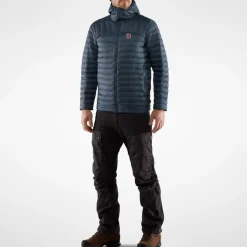 New Fjällräven Expedition Lätt Hoodie outdoor jack heren navy