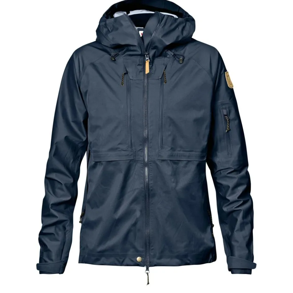 Fjällräven Keb Eco Shell outdoor jack dames dark navy