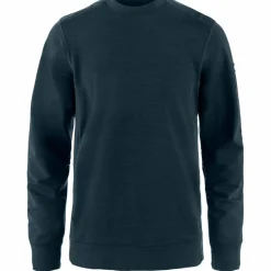 Fjällräven Keb Fleece Crew Neck sweater heren dark navy