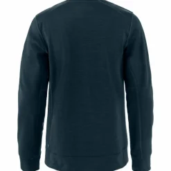 Fjällräven Keb Fleece Crew Neck sweater heren dark navy