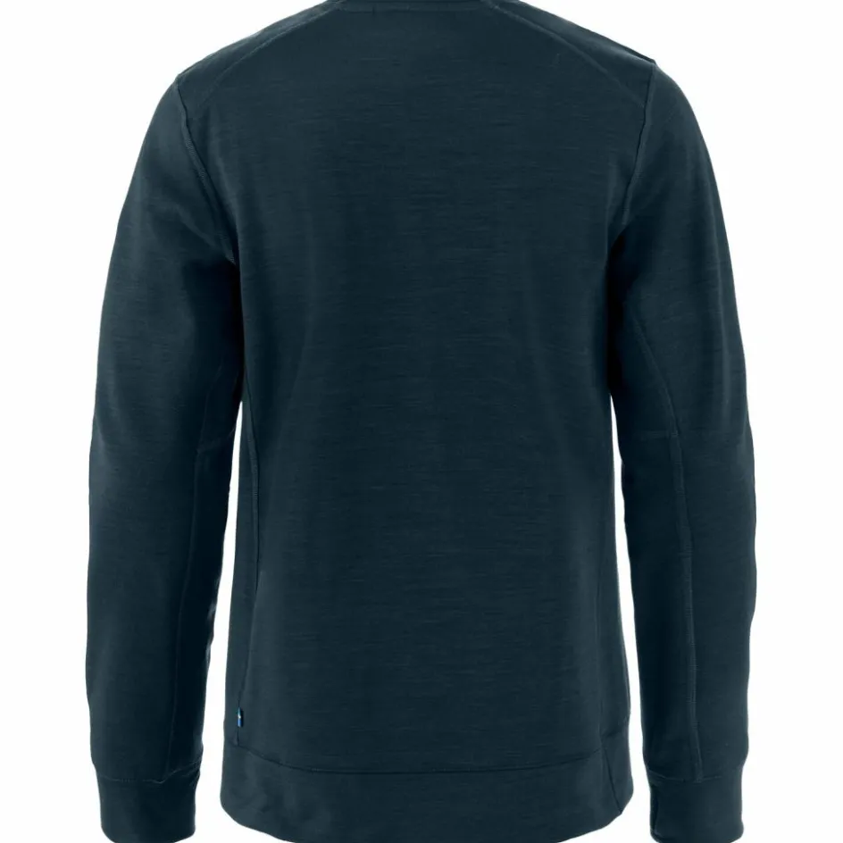 Fjällräven Keb Fleece Crew Neck sweater heren dark navy