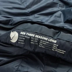 Outlet Fjällräven Keb Three Seasons Long mummy slaapzak navy