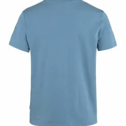 Fjällräven Logo shirt dames dawn blue