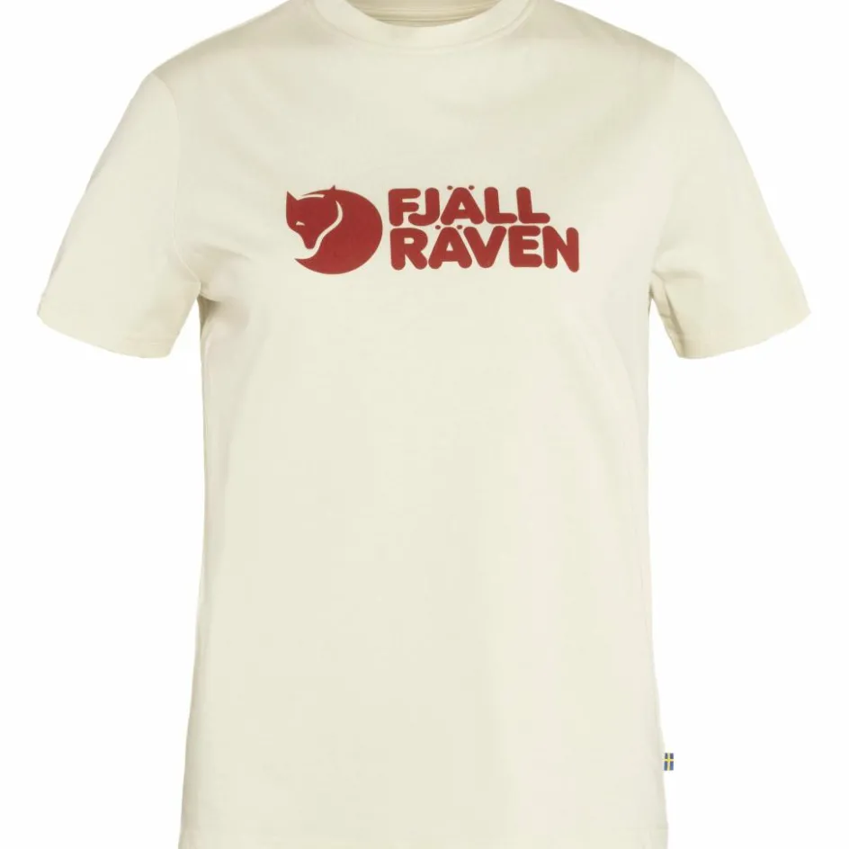 Fjällräven Logo shirt dames chalk white