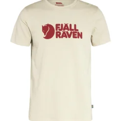 Fjällräven Logo shirt heren chalk white