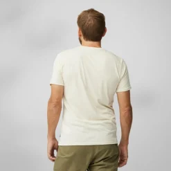 Fjällräven Logo shirt heren chalk white