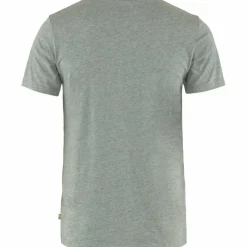 Best Fjällräven Logo shirt heren grey melange
