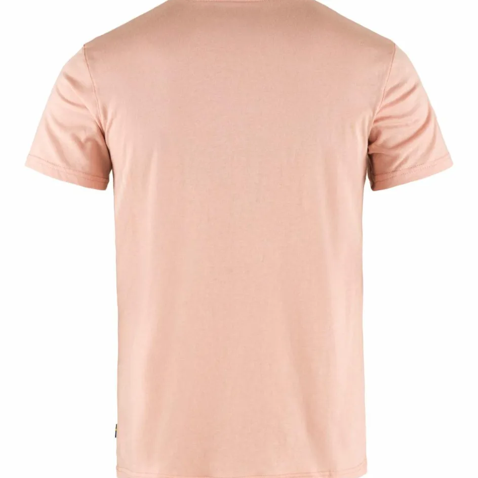 Fjällräven Logo shirt heren chalk rose