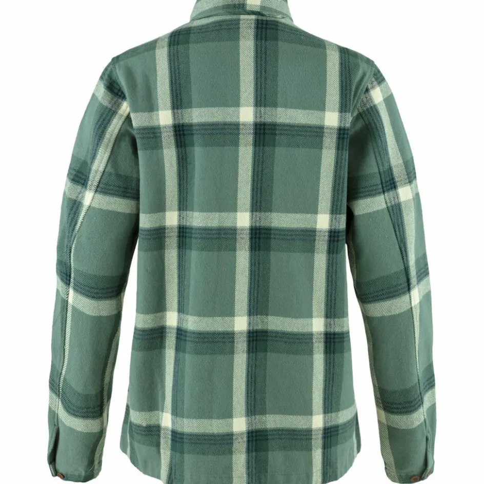 Fjällräven Singi Flannel blouse dames patina green deep patina