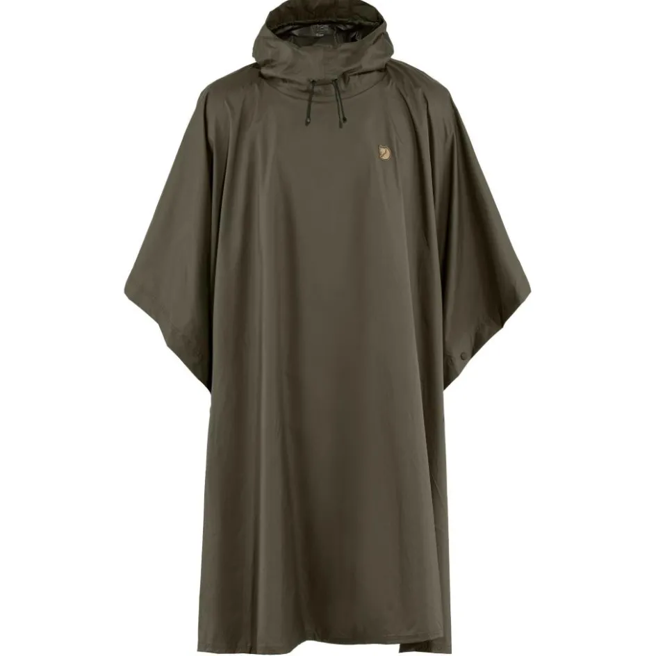 Fjällräven Trekking poncho dark olive