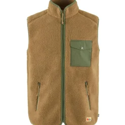 Best Fjällräven Vardag Pile bodywarmer heren buckwheat brown laurel green