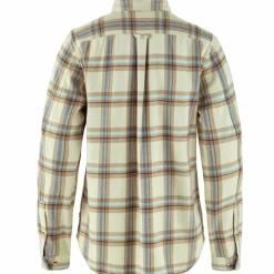 Fjällräven Övik Heavy Flannel blouse dames chalk white fossil