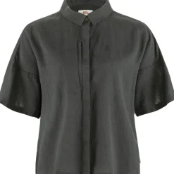 Fjällräven Övik Hemp blouse dames dark grey