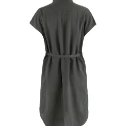 Outlet Fjällräven Övik Hemp jurk dames dark grey