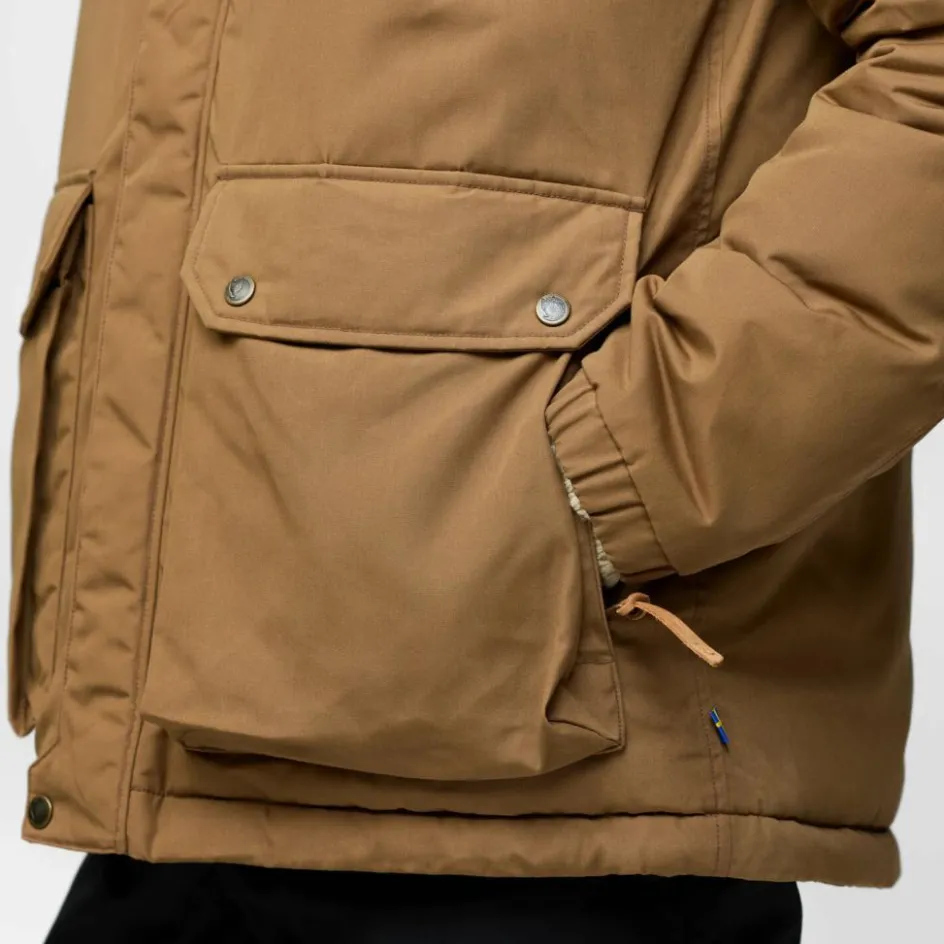 Fjällräven Övik Padded outdoor jack heren wood brown