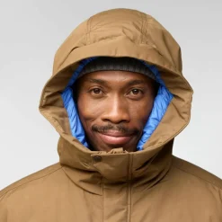 Fjällräven Övik Padded outdoor jack heren wood brown