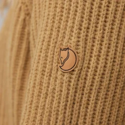 Fjällräven Övik Rib sweater dames buckwheat brown