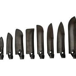 Clearance Forged Lederen beschermhoes universeel mes