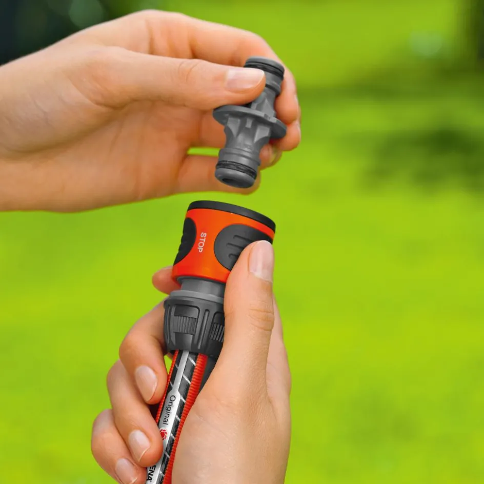 Online Gardena Koppelingen set 13 - 15 mm oranje zwart