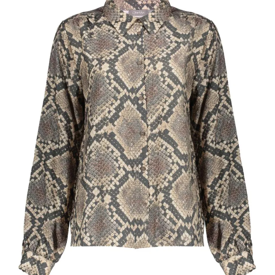 Best Geisha blouse dames black sand