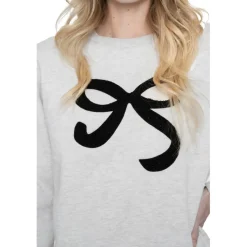 Online Geisha sweater dames beige melange black