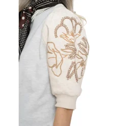 Discount Geisha sweater dames beige melange