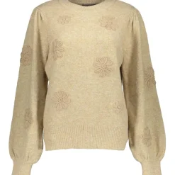 Geisha sweater dames sand