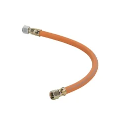 Hot GOK PVC gasslang 1/4 links binnendraad x 10 mm  knelkoppeling 100 cm