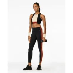 Goldbergh Facade sport bh dames black champagne