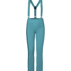 Discount Goldbergh HIGH END softshell salopette skibroek dames turchese