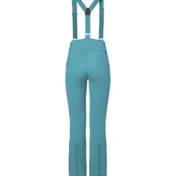 Discount Goldbergh HIGH END softshell salopette skibroek dames turchese