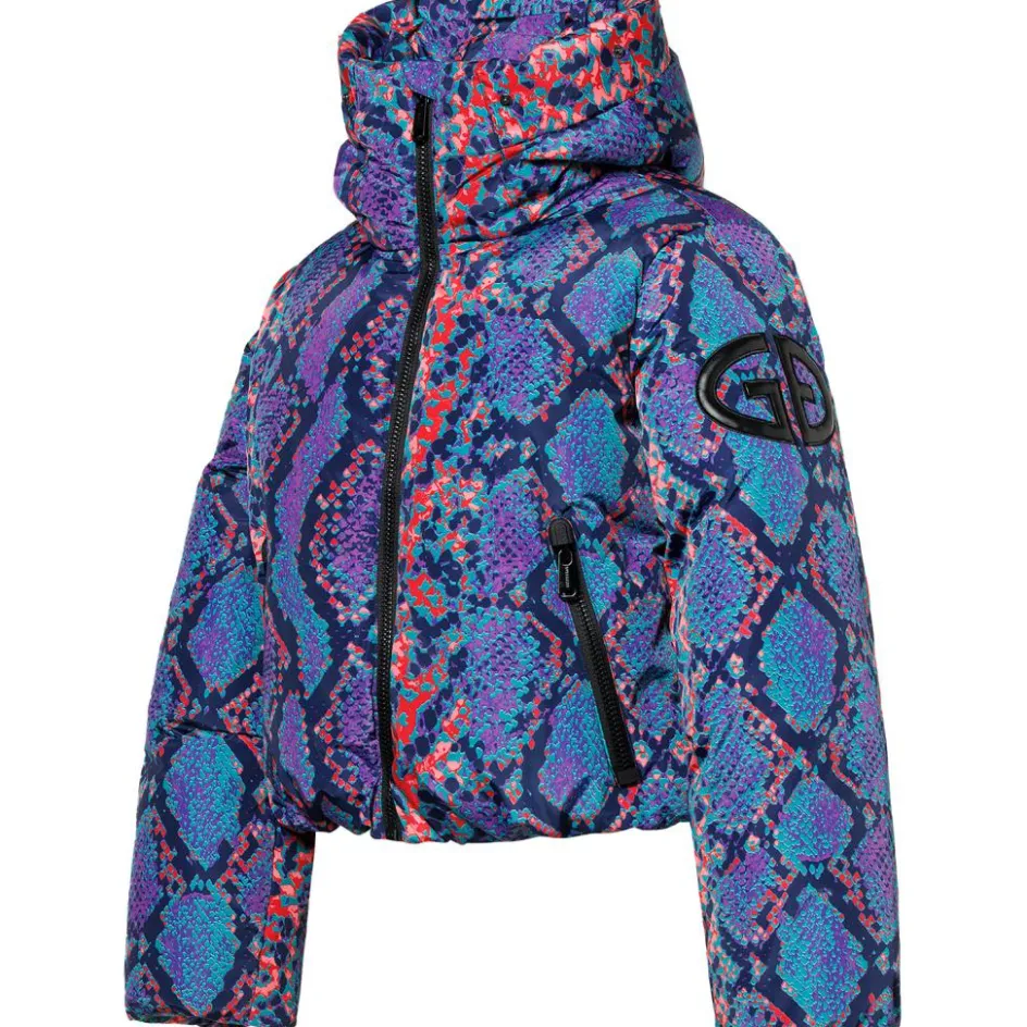 Clearance Goldbergh LUCINDA winterjas dames snake turchese