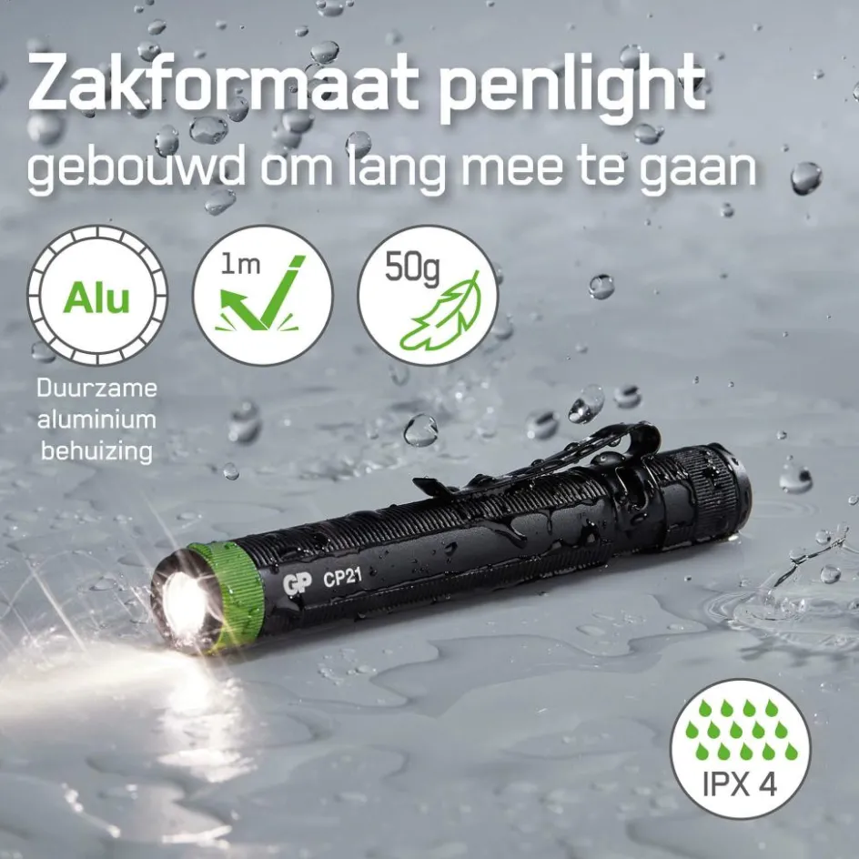 Online GP Batteries CP21 20L zaklamp