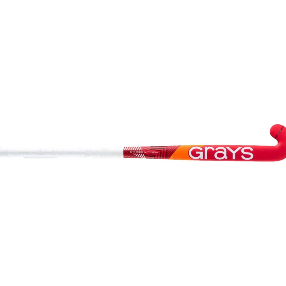 Discount Grays GTi2000 Ultrabow composite zaalhockeystick junior fluo red