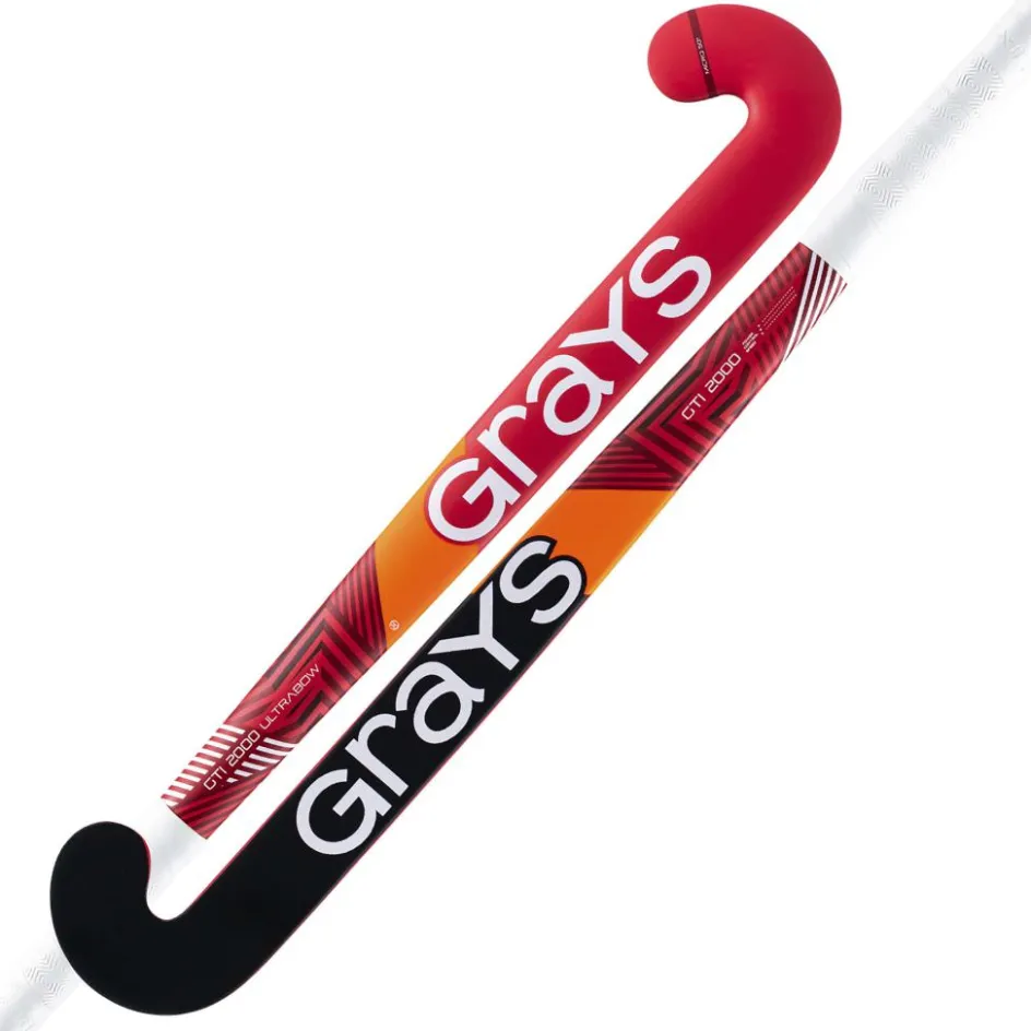 Discount Grays GTi2000 Ultrabow composite zaalhockeystick junior fluo red