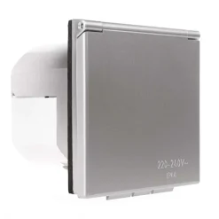 Haba CEE invoerdoos vierkant zilvergrijs