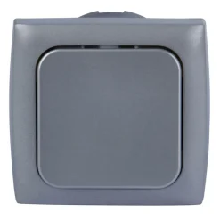 Haba C-line wipschakelaar zilver