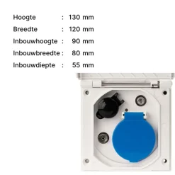 Online Haba ESB-3 Unit uitvoerdoos wit