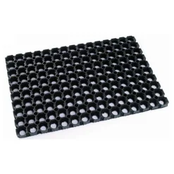 Hamat Domino deurmat 40 x 60 cm black