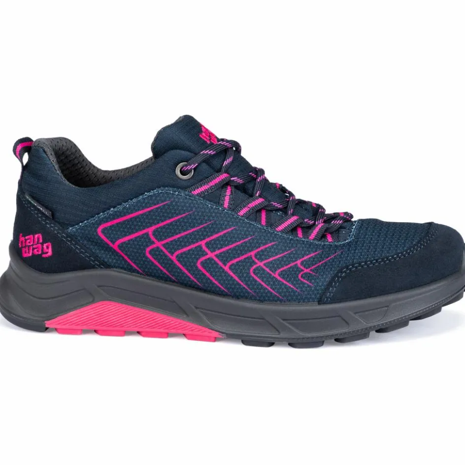 Hanwag Coastridge Low Lady ES wandelschoenen dames navy pink