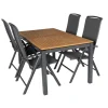 Clearance Hartman Sonata 160 Capri 4 verstelbaar tuinset xerix teak  anthracite