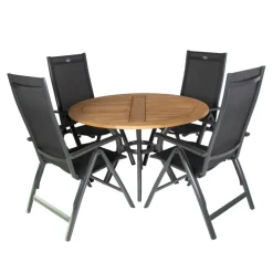 Hot Hartman South Wales 120 Troy 4 verstelbaar tuinset xerix  teak