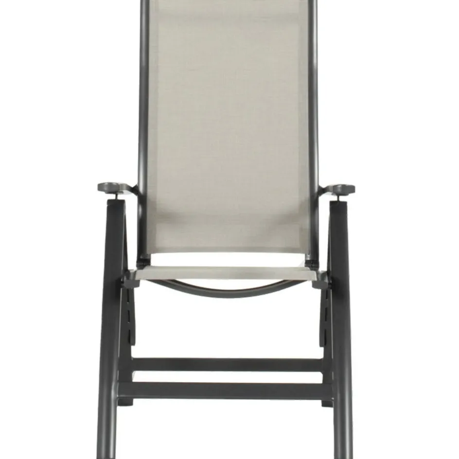 Hartman Troy verstelbare tuinstoel anthracite xerix