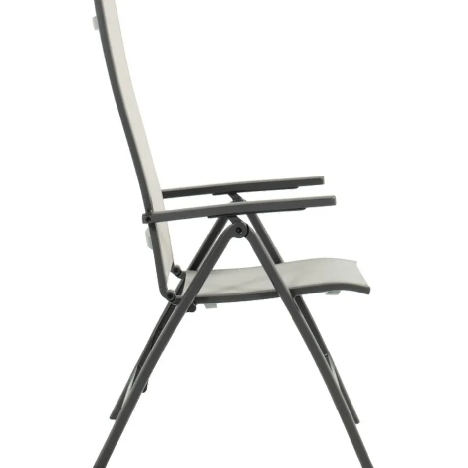 Hartman Troy verstelbare tuinstoel anthracite xerix